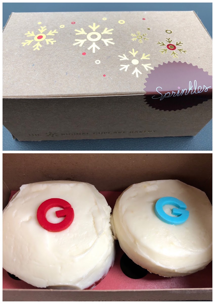 GF Red Velvet & Lemon Blueberry Cupcake! AMAZING!