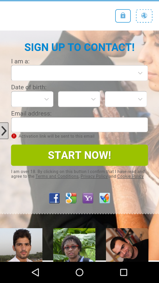 Android application Free local Dating screenshort