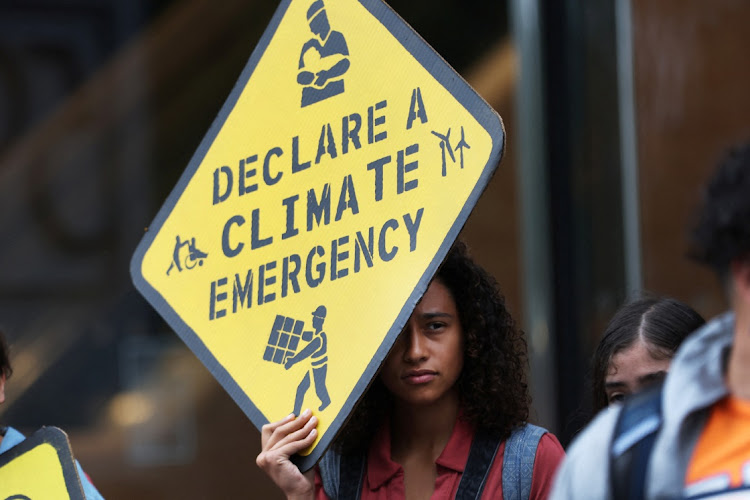 Activists protest against climate change in Manhattan, New York City. File photo: MIKE SEGAR/REUTERS