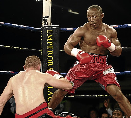 Thabiso Mchunu is seen defeating Daniel Venter in this file photo at the ABU cruiserweight title at Emperors Palace.