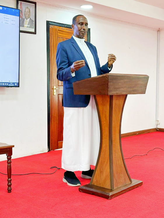 Former Wajir Governor Mohamed Abdi