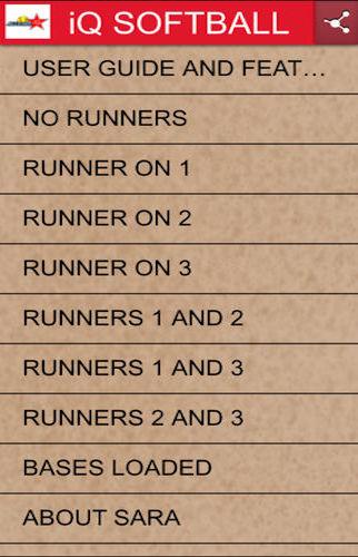 Android application ALLSTARiQ SOFTBALL screenshort