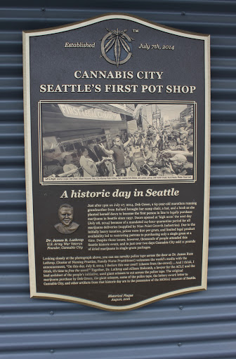 Context: Cannabis City was the first recreational marijuana dispensary ("pot shop") to open in the City of Seattle, months after the legalization of recreational marijuana by a statewide...