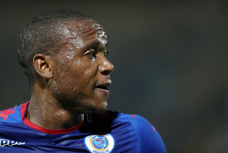 Thuso Phala of Supersport United during the Absa Premiership 2017/18 match between Supersport United and Polokwane City at Lucas Moripe Stadium, Atteridgeville South Africa on 23 January 2018.