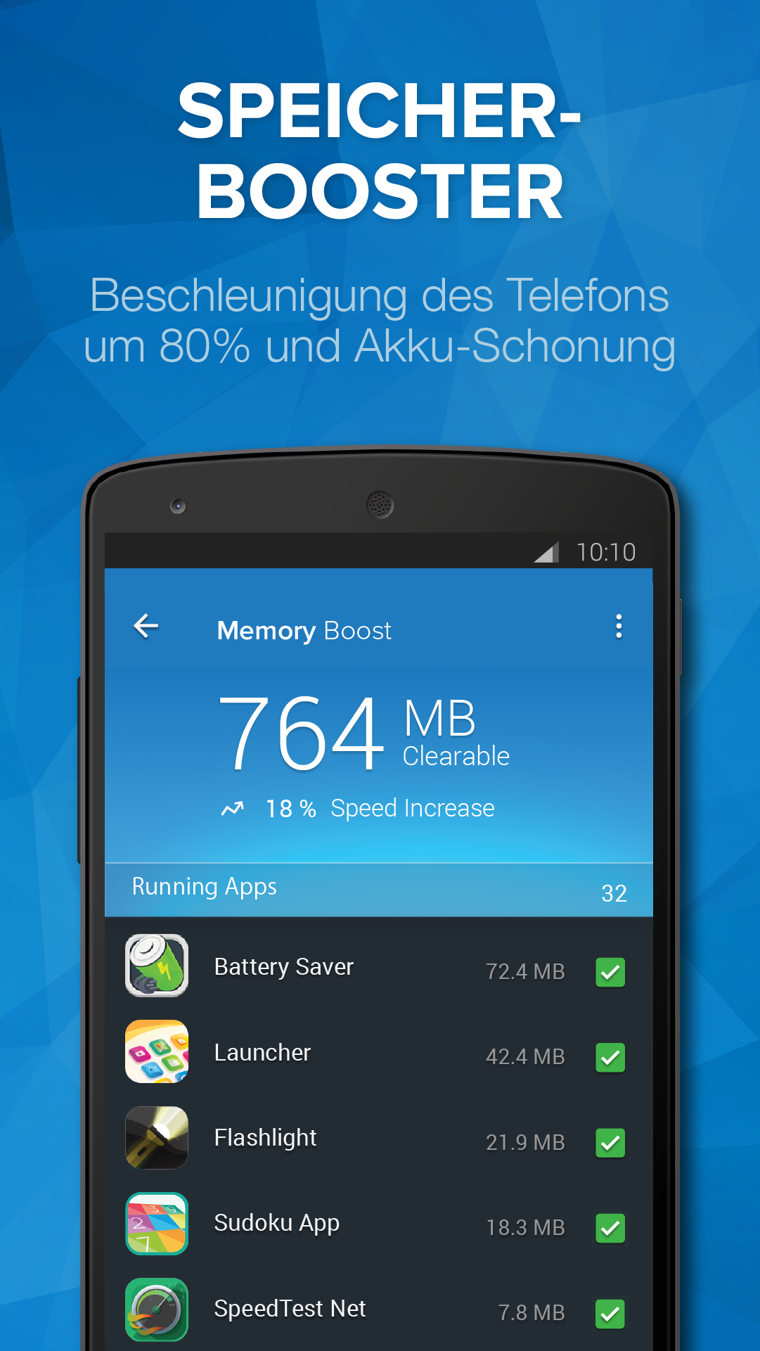 Android application Cleaner - Master Power Clean screenshort