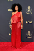 Actress Tracee Ellis Ross at the 2021 Emmy Awards.