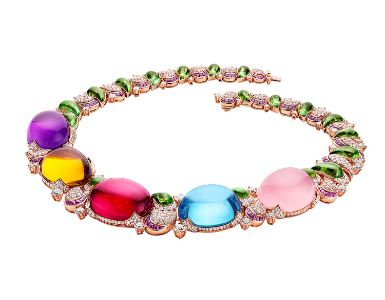 Bulgari Colour Treasures necklace.