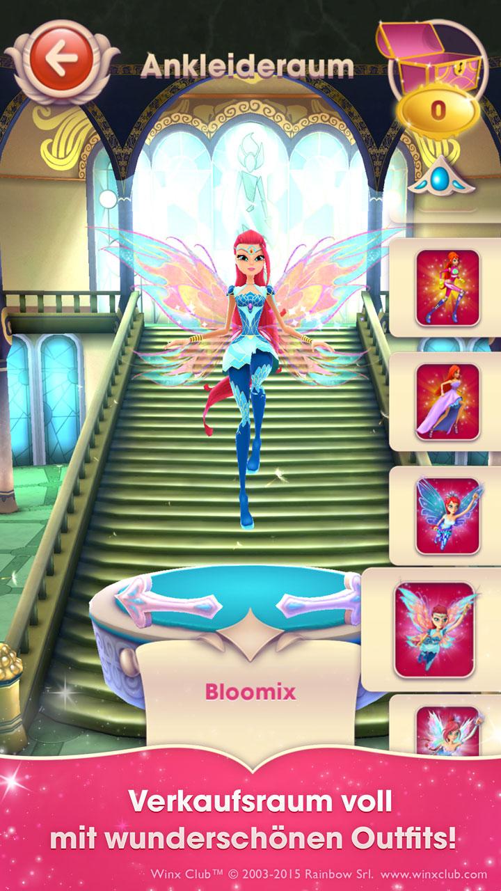 Android application Winx Bloomix Quest screenshort