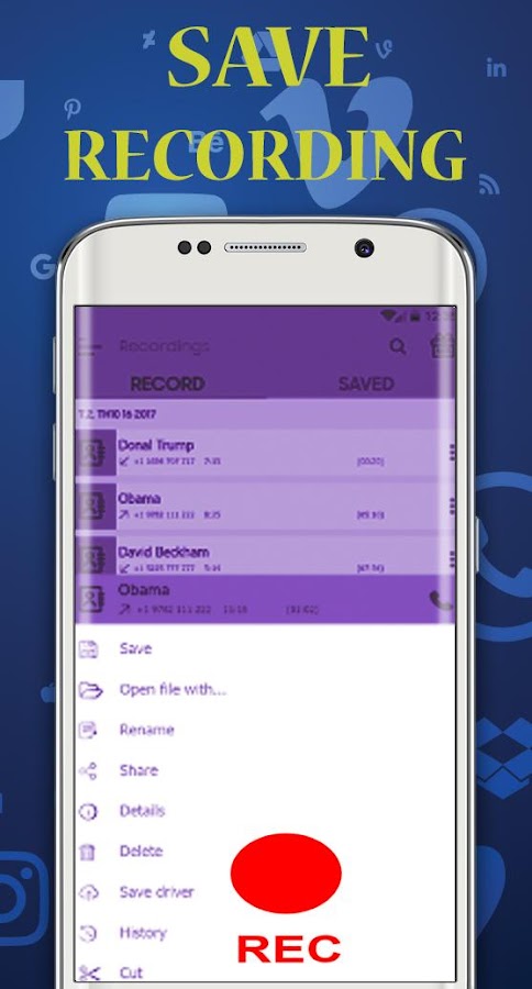 регистратор звонков 2018 — приложение на Android
