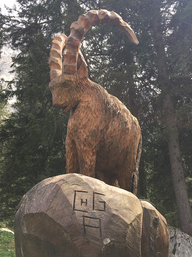 Le Bouquetin En Bois De Solalex