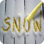 Pee on the snow.Picture Card2 Apk