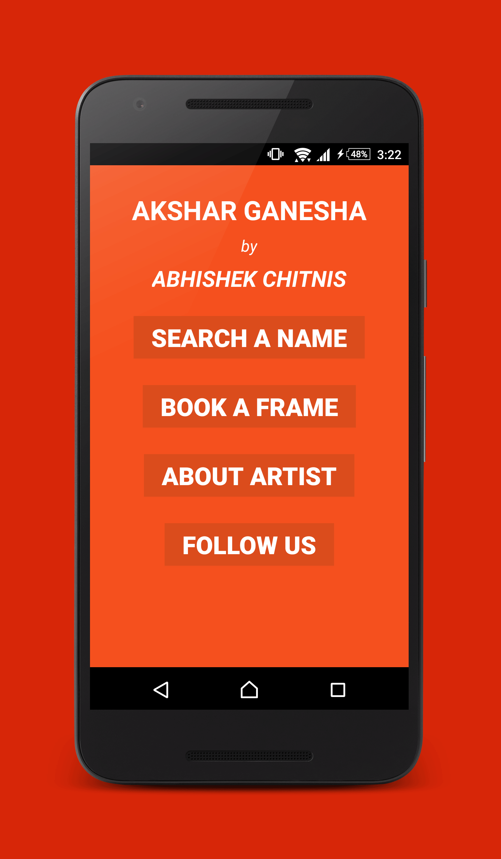 Android application Akshar Ganesha screenshort