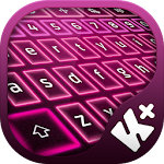 Glow Pink Keyboard Apk