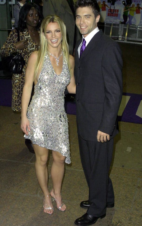 Britney Spears with 'Crossroads' co-star Anson Mount.