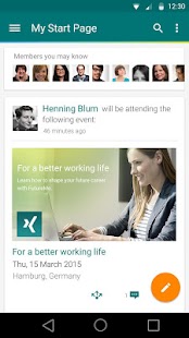 XING Business app for Android Preview 1