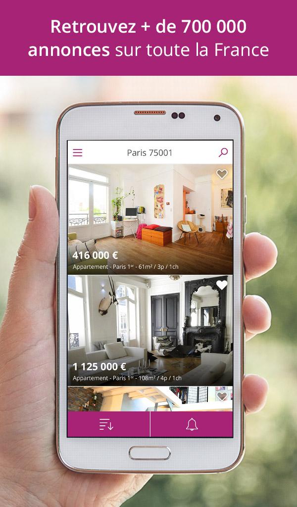 Android application AVendreALouer - Immobilier screenshort