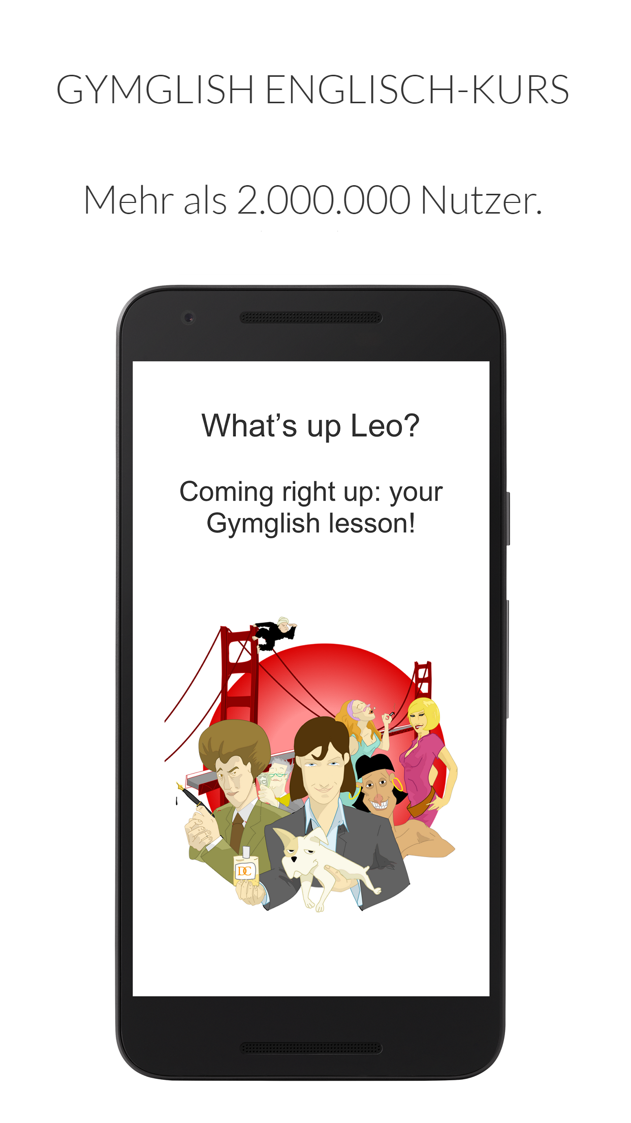 Android application English Lessons - Gymglish screenshort