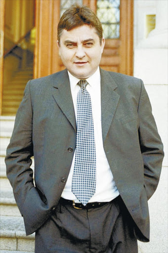 Richard Young outside the Cape High Court on the 9th June 2003.