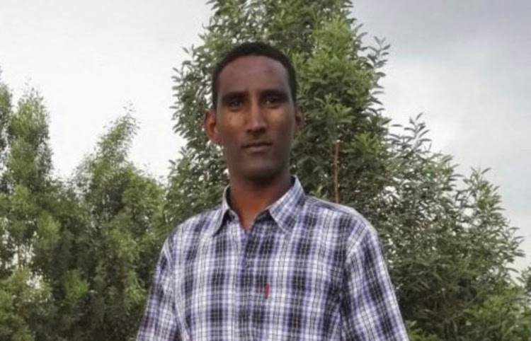 An undated family album photo taken in Addis Ababa, Ethiopia shows Tesfaye Weldemaryam, a Tigrayan prisoner who died after being admitted to hospital suffering from meningitis and malaria.