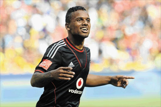 Orlando Pirates' striker Kermit Erasmus.