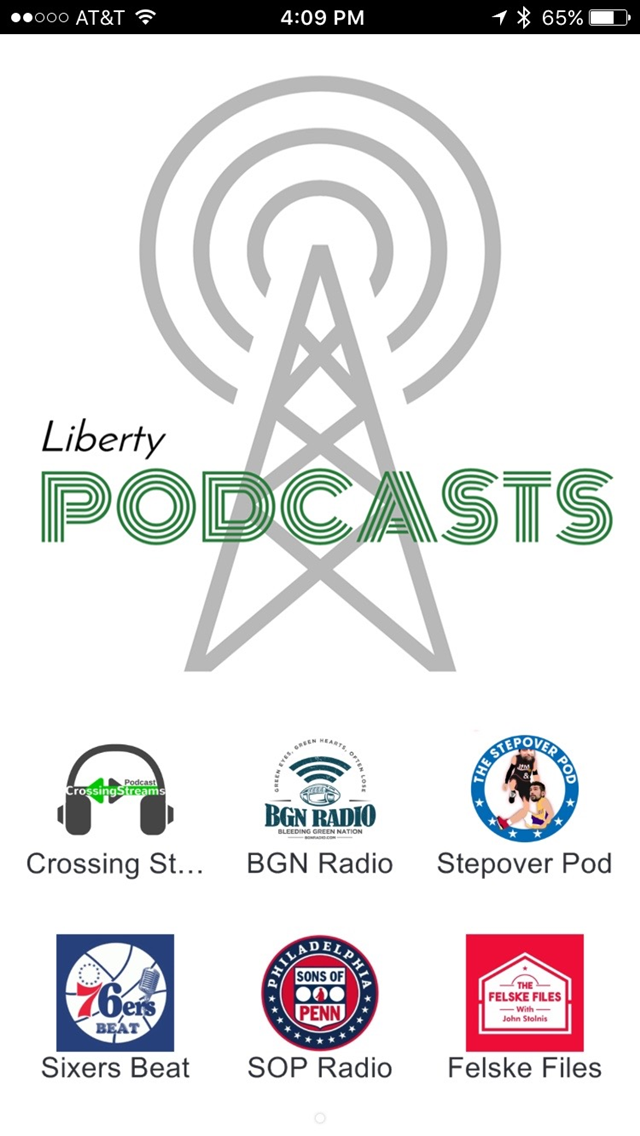 Android application Liberty Podcasts screenshort