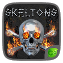 Baixar aplicação Fire Skeleton GO Keyboard Theme Instalar Mais recente APK Downloader