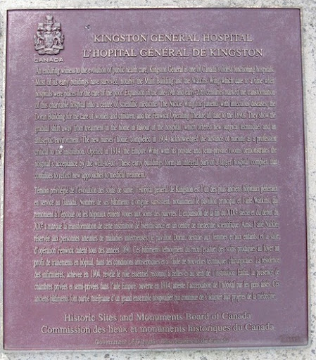 An enduring witness to the evolution of public health care, Kingston General is one of Canada's oldest functioning hospitals. Most of its early buildings have survived, notably the Main Building...