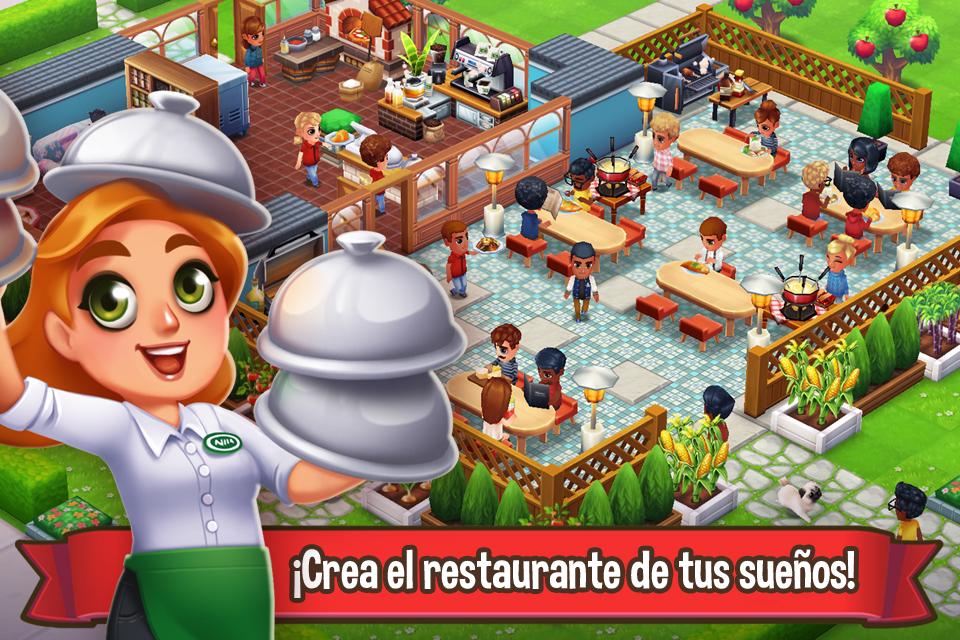 Android application Food Street - Restaurant Game screenshort