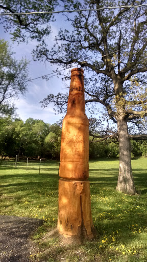 Beer Bottle Sculpture 