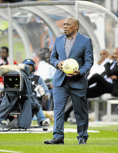 ON TRACK: Ephraim "Shakes" Mashaba's appointment as Bafana coach has proved an inspired choice