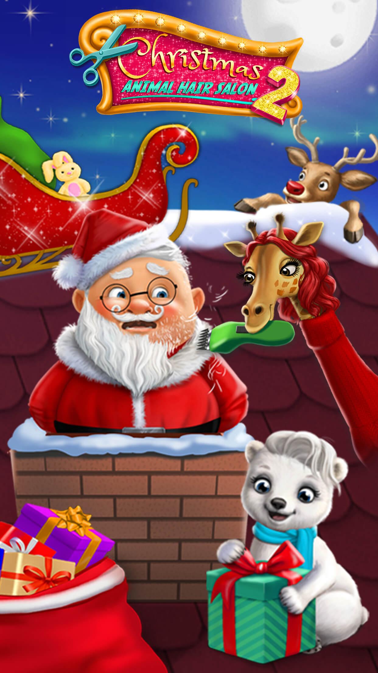 Android application Christmas Animal Salon 2 FULL screenshort