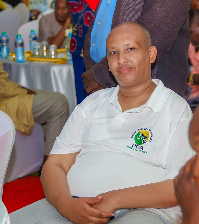Hafid Maalim, the Mandera County chairman for people living with disabilities.