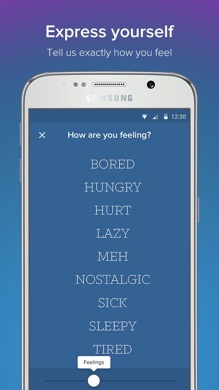 Android application Vent - Express yourself freely screenshort
