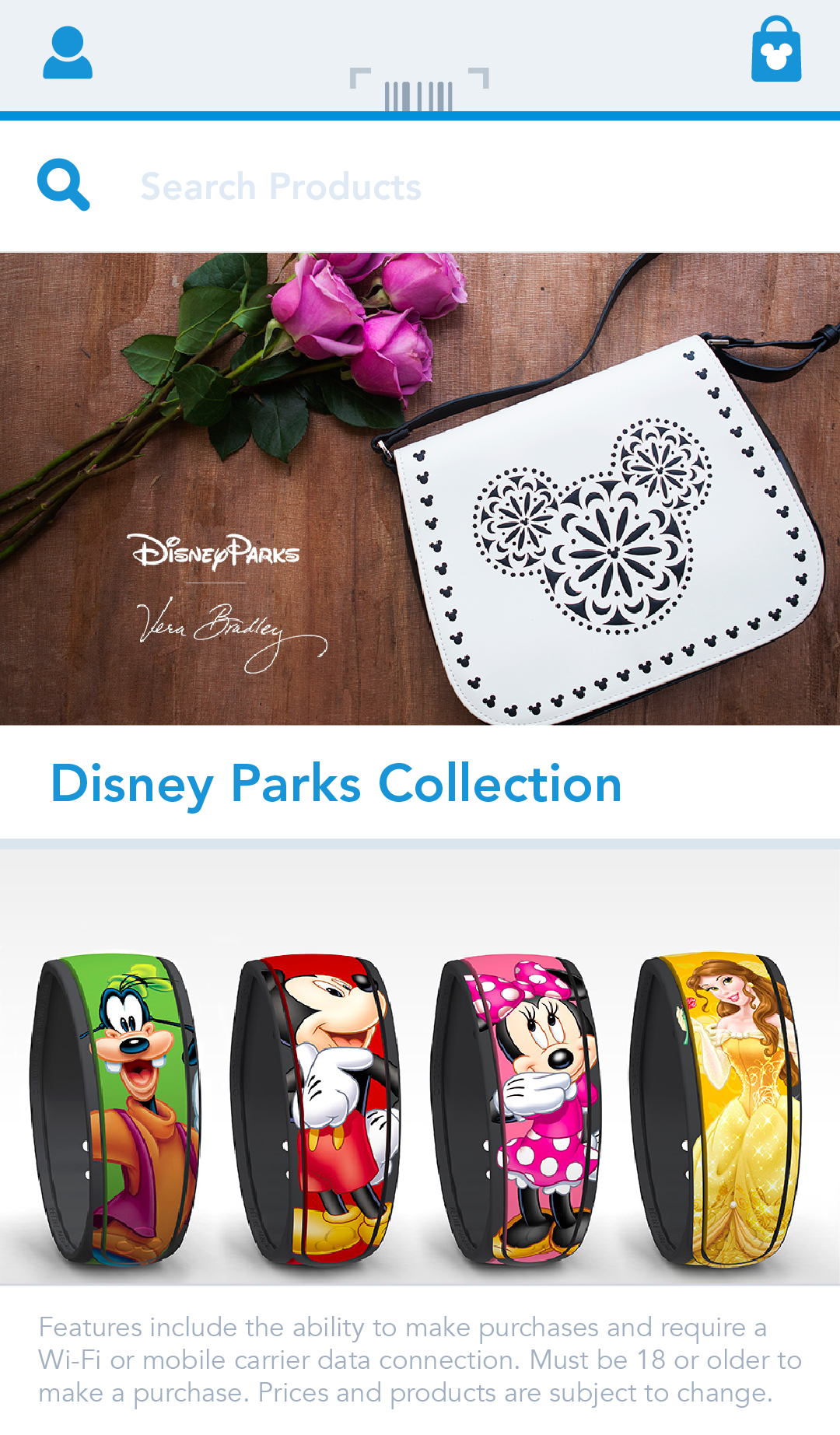 Android application Shop Disney Parks screenshort