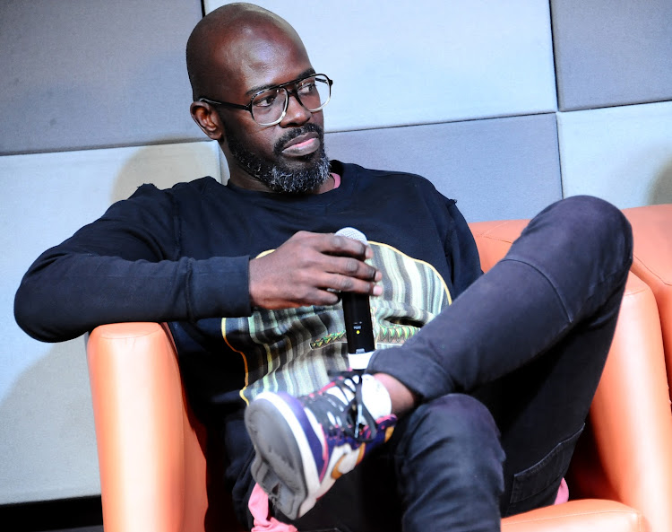 JOHANNESBURG, SOUTH AFRICA - OCTOBER 02: Dj Black Coffee during the Music Is King media launch held at the Universal Studios in Johannesburg, South Africa.