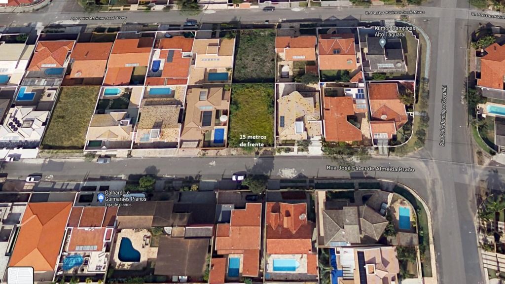 Terreno à venda, 375 m² por R$ 550.000,00 - Alto Taquaral - Campinas/SP