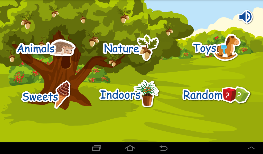 Android application Baby puzzles screenshort