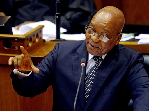 President Jacob Zuma speaks during his question and answer session in Parliament in Cape Town, South Africa, September 13, 2016. /REUTERS