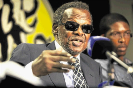 CAUTIOUS: IFP President Mangosuthu Buthelezi urges party members to authenticate their membership. Photo: THULI DLAMINI