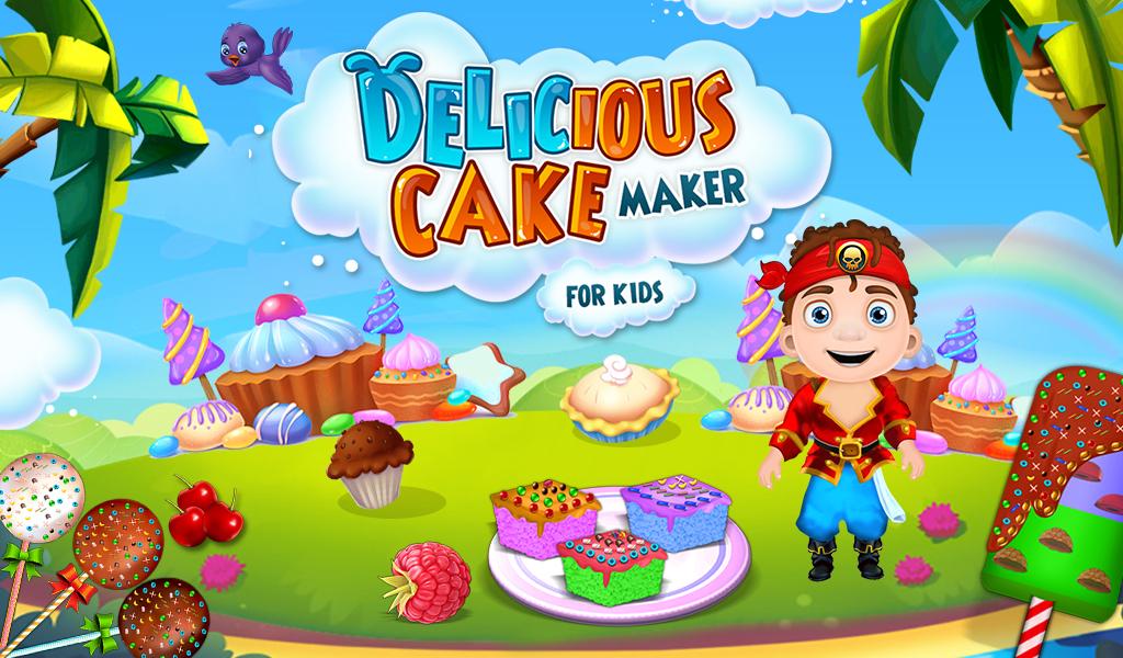 Android application Delicious Cake Maker For Kids screenshort