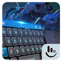ダウンロード Blue Robotic Pacific Keyboard Theme をインストールする 最新 APK ダウンローダ