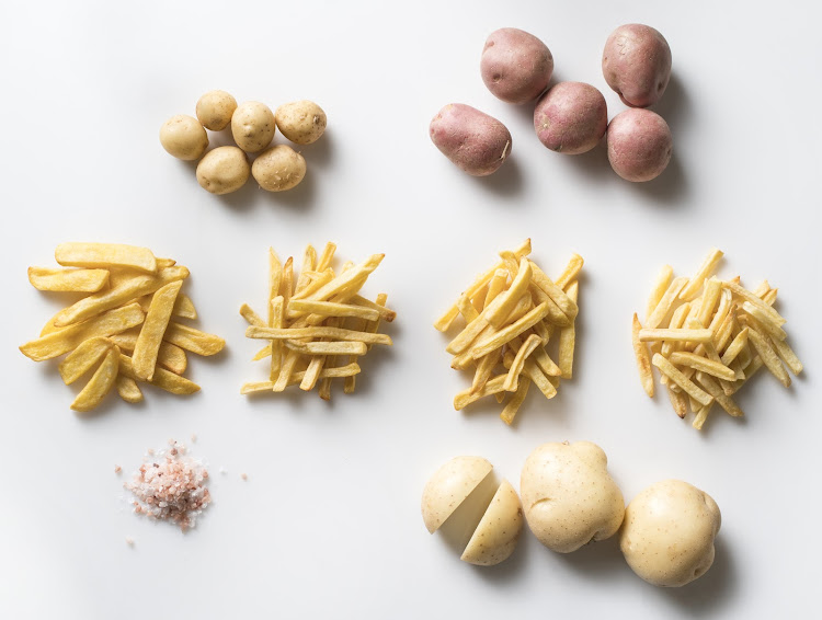 From left: oven chips from Woolworths, Checkers, Pick n Pay and Spar.