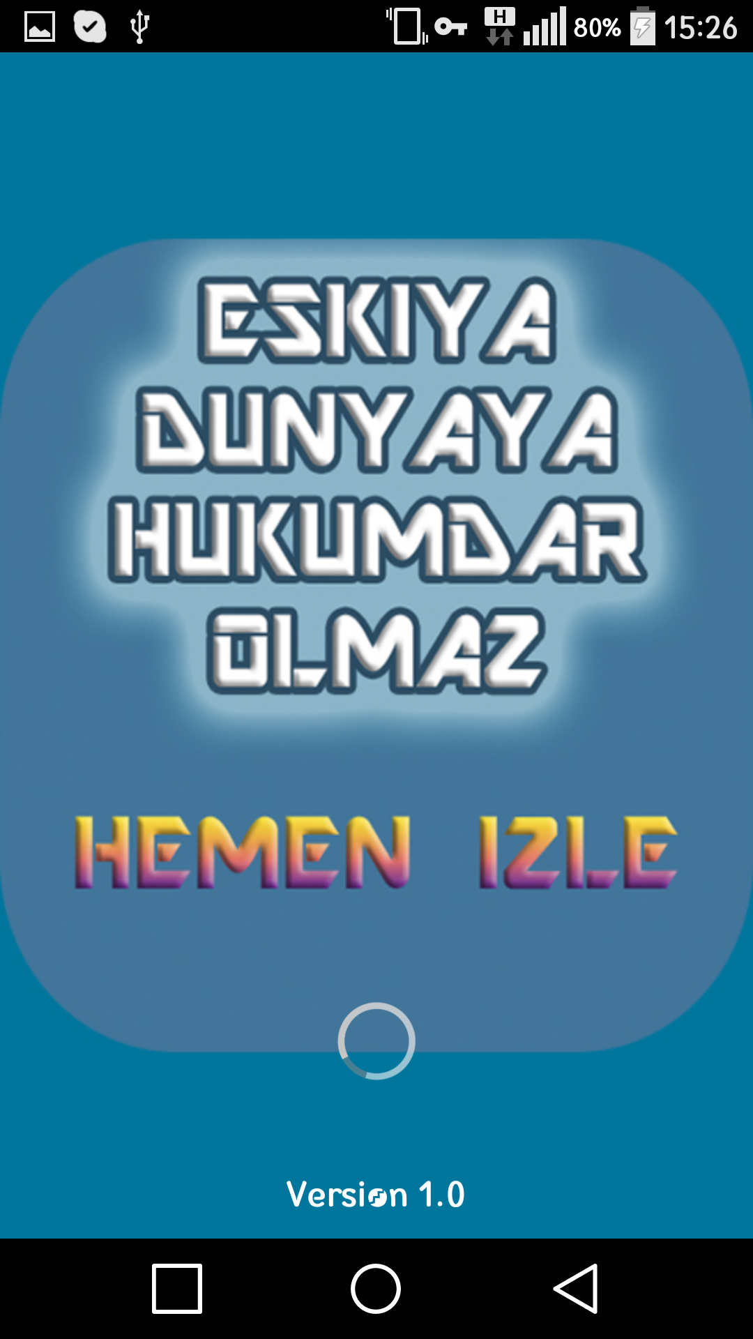 Android application Eşkiya Dünyaya Hükümdar Olmaz screenshort