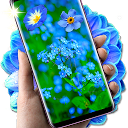 ダウンロード Blue Magic Flowers Free 3D 🌼 HD Live Wal をインストールする 最新 APK ダウンローダ