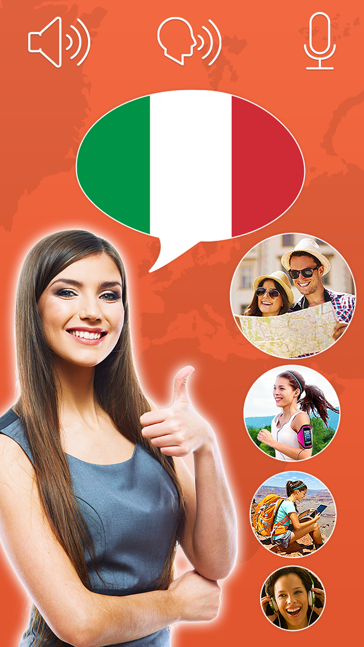 Android application Learn Italian - Speak Italian screenshort