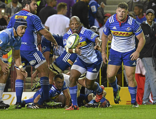 Bongi Mbonambi of the Stormers during the Super Rugby match against the Blues at Newlands on Friday night.