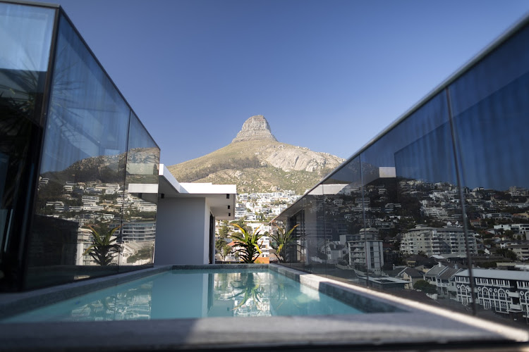 Latitude's rooftop swimming pool. Can you imagine a better place to unwind after a busy workday?