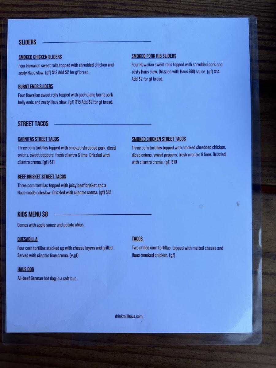 Menu, back (July2023)