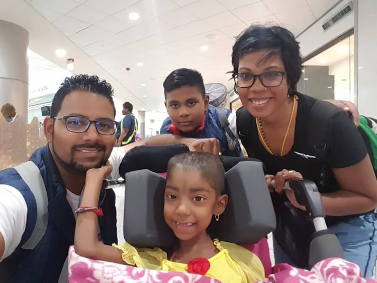 Shanaya and her family spent nine days in Disney World in Florida - a wish made true by the Reach For A Dream Foundation