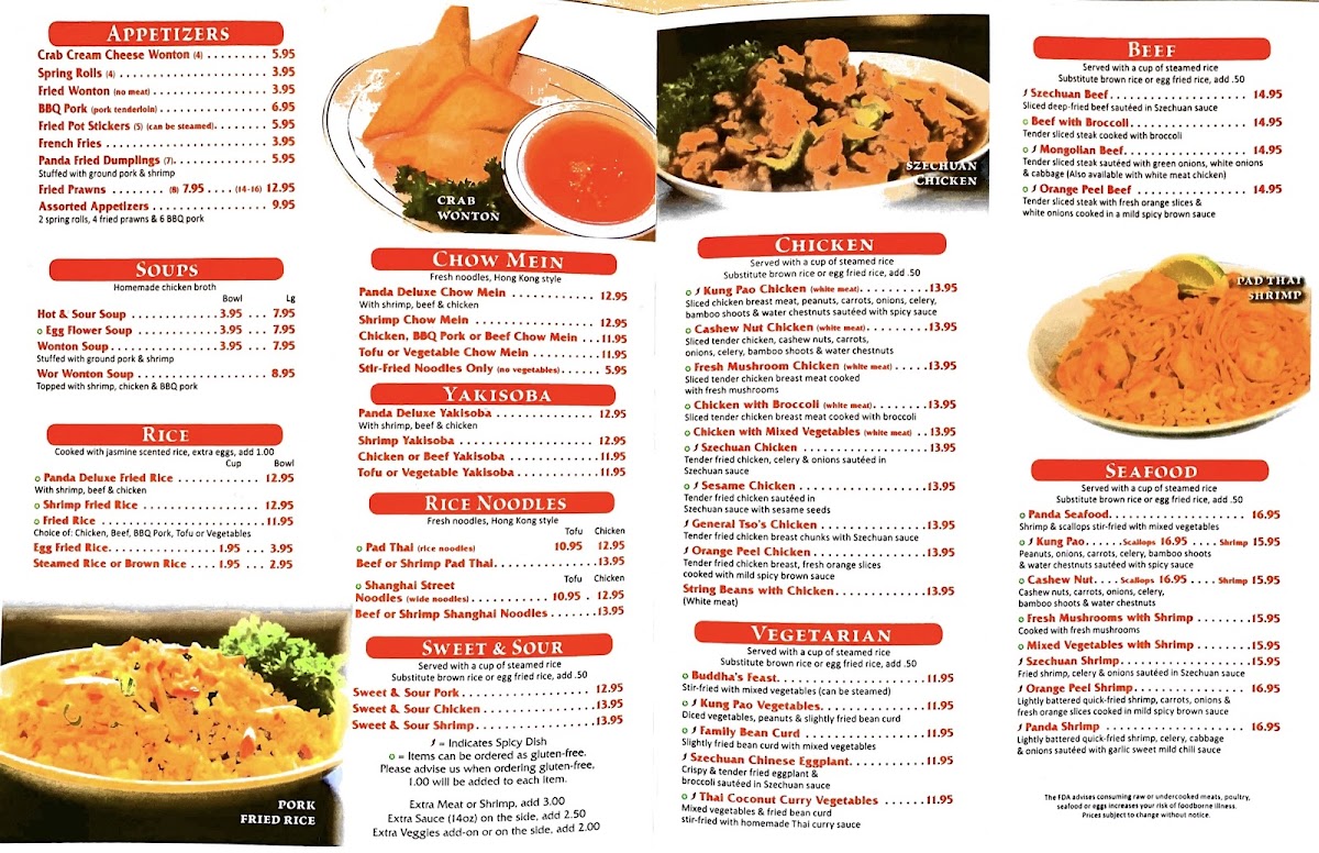 Menu 8/18/21 Side 2